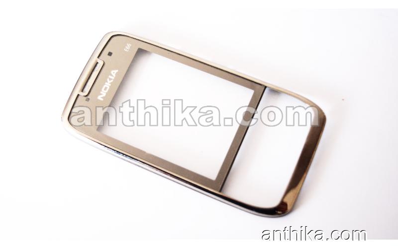 Nokia E66 Kapak Original Front Cover Gray Used