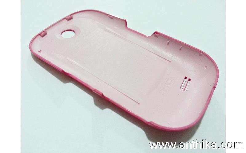 Samsung S3650 Orjinal Arka Batarya Kapak Pink Cover - 7