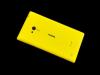 Nokia Lumia 720 N720 Kapak Soket Flex Original Back Cover Yellow New