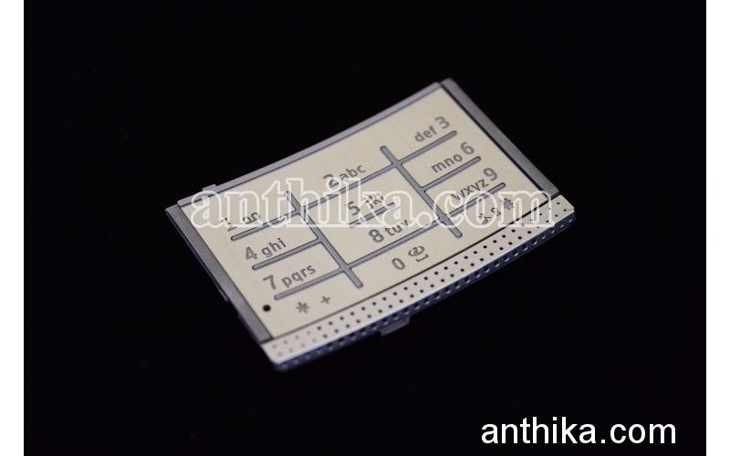 Nokia X3 X3-00 Tuş Original Keypad Silver New 9790F28