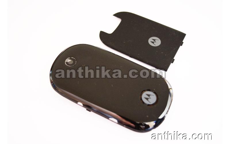 Motorola U6 Kapak Takım Original Front And Battery Cover Black New