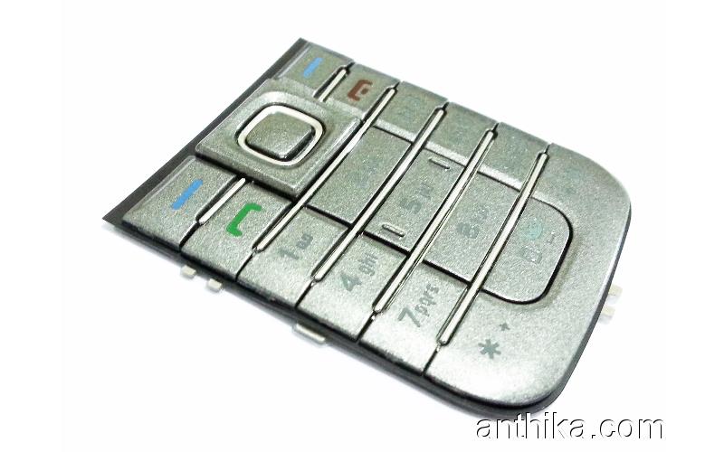 Nokia 6233 Tuş Orjinal Keypad Gray