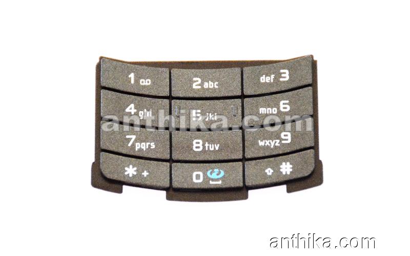 Nokia N80 Tuş Original Numeric Keypad Dark Grey New