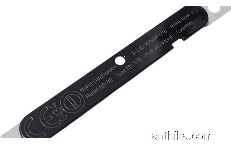 Nokia N8 N8-00 Kapak Original Bottom Cover Black New 02697T3