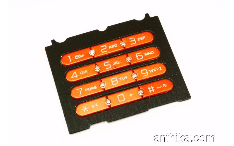 Sony Ericsson S500 S500i Tuş Orjinal Numeric Keypad Orange