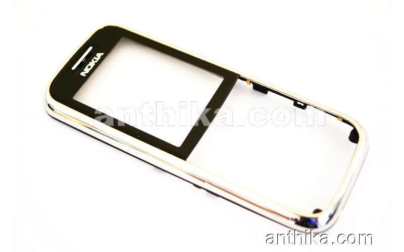 Nokia 6233 Kapak Original Front Cover Silver Used