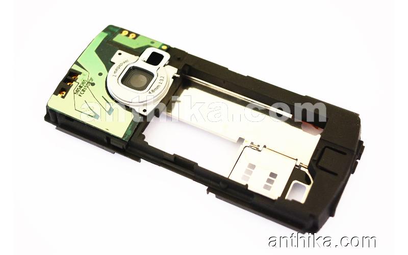 Nokia N70 N72 Kasa Mikrofon Titreşim Soket Original Full Middle Cover New