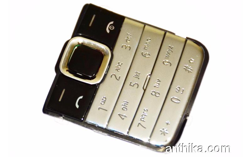 Nokia 7310 Supernova Tuş Orjinal Kalitesinde Keypad Silver New