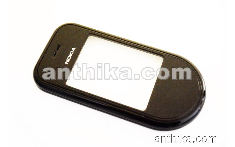 Nokia 7373 Kapak Original Front Cover Black New 0251476