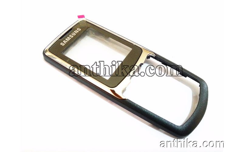 Samsung B220 Kapak Original Front Cover Black New