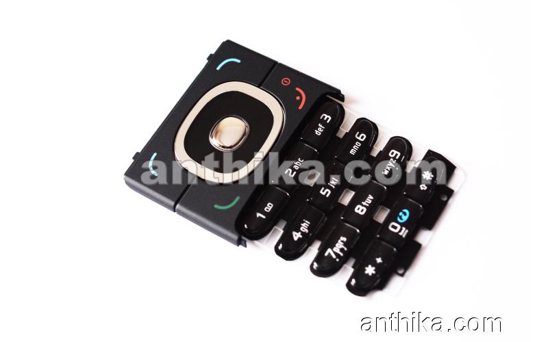 Nokia 6060 Tuş Original Keymat Assy Latin Black New 9798444