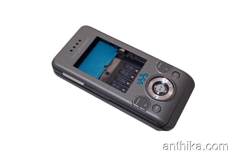 Sony Ericsson w580 w580i Kapak Kasa Tuş Full Housing Gray New