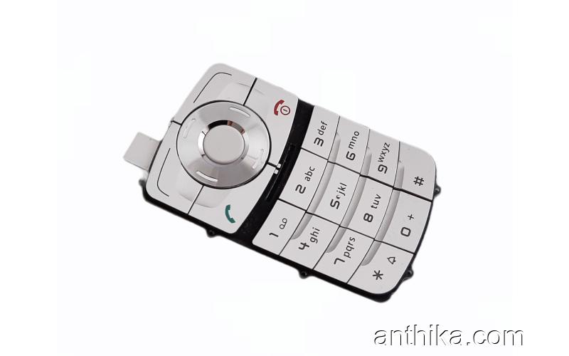 Siemens SF65 Tuş Original Keypad Silver White New