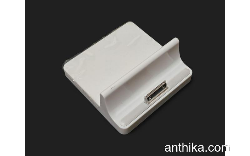Apple iphone 2G 3G 4G Masaüstü Şarj Aleti Dock Stand Beyaz
