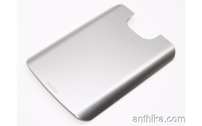 Nokia E5 E5-00 Kapak Orjinal Battery Cover Silver