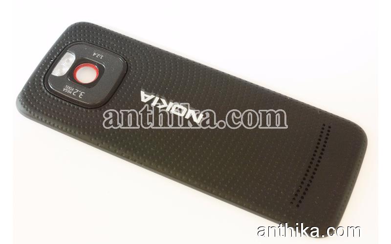 Nokia 5630 Kapak Orjinal Battery Cover Black Red 0252766