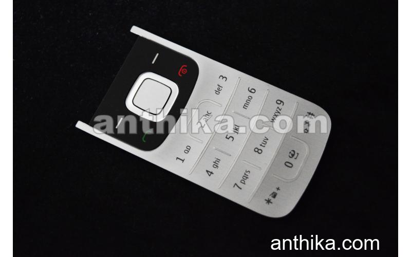 Nokia 2720 Fold Tuş Original Keypad Silver Black New