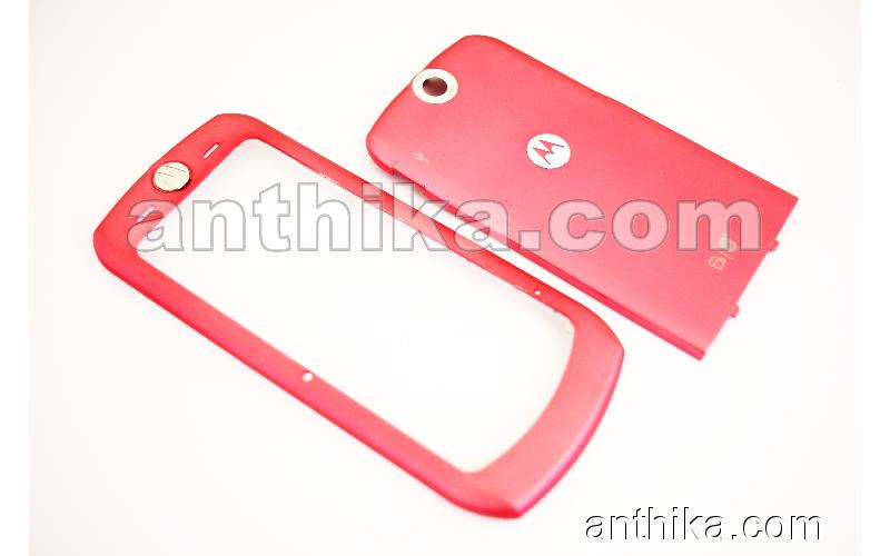 Motorola L6 Kapak Original Front Cover Battery Cover Pink Used