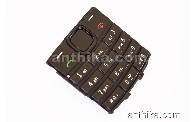 Nokia X2-02 Tuş Orjinal Keypad Black New