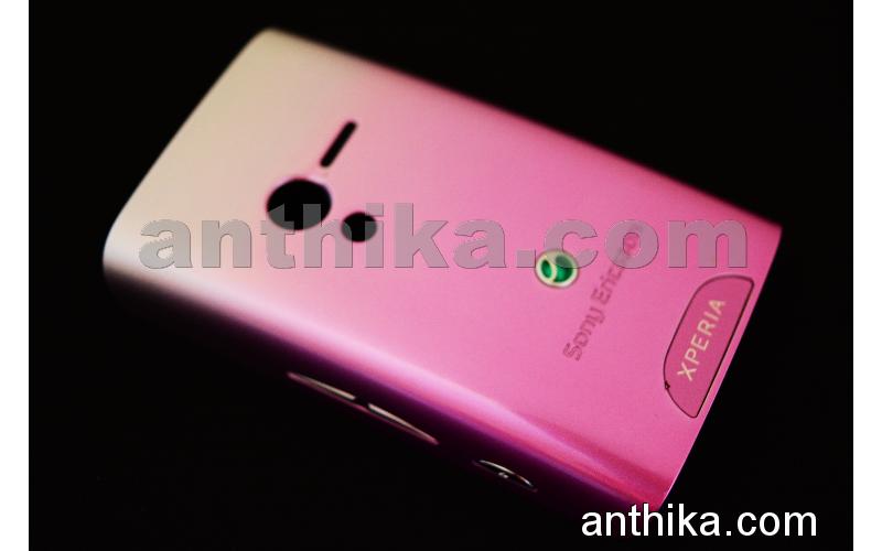 Sony Ericsson Xperia X10 Mini Kapak Original Battery Cover Pink New