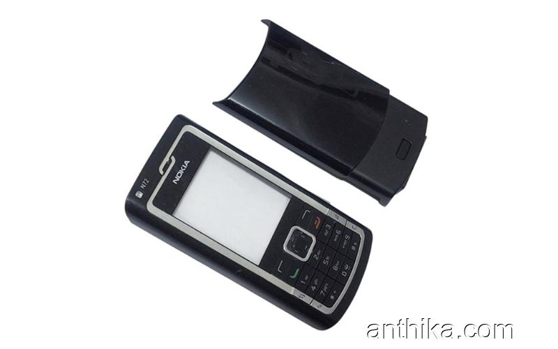 Nokia N72 Kapak Tuş Original Xpress on Cover Black Used