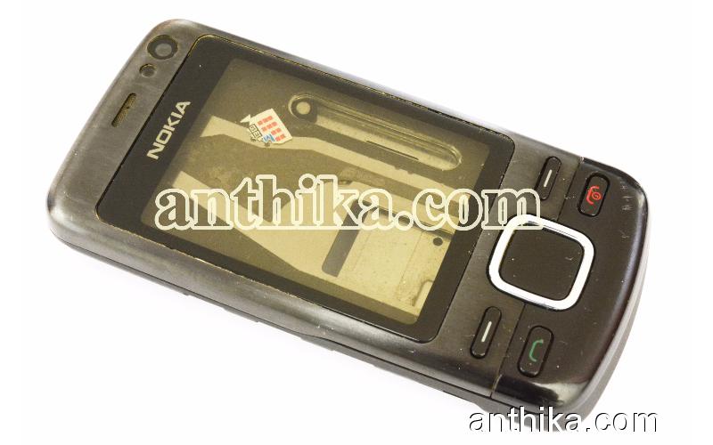 Nokia 6600i Slide Kapak Kasa Tuş Orjinal Housing Black