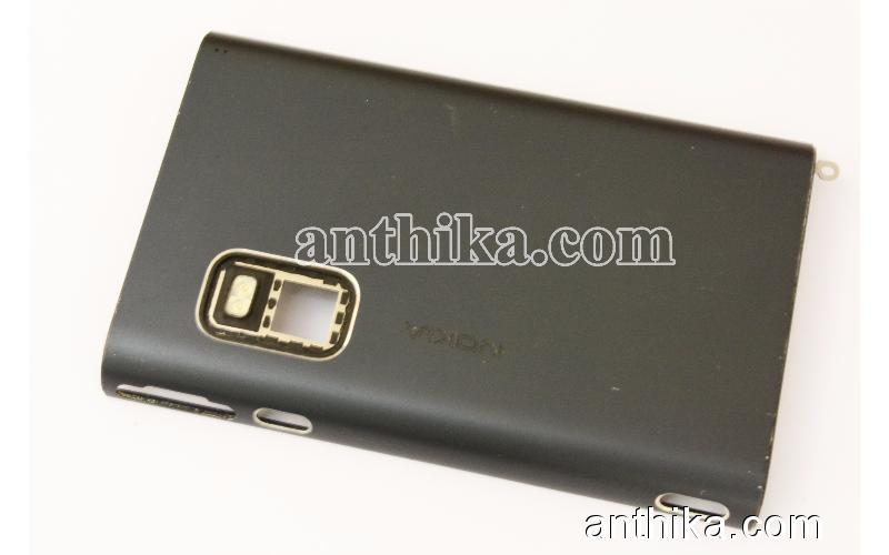 Nokia E7 E7-00 Kapak Orjinal Back Cover Dark Grey 0257319 No - 2