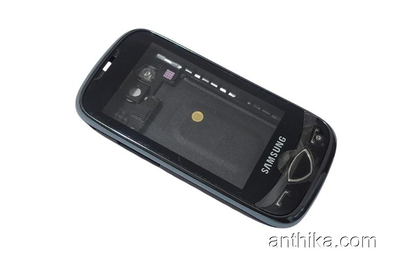 Samsung S5560 Kapak Kasa Tuş Full Housing Black Cover New