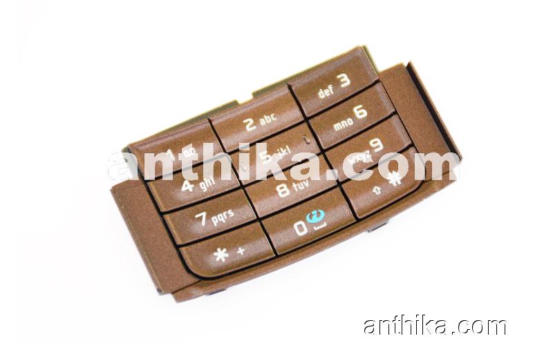 Nokia N95 Tuş Original Numeric Key Brown New