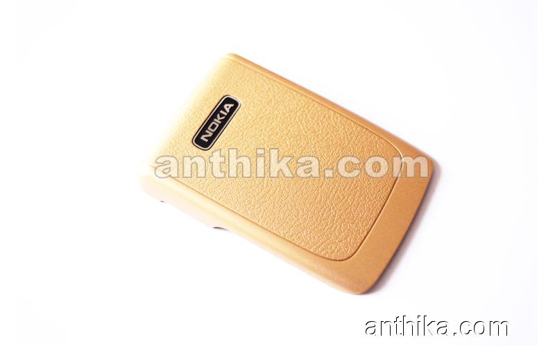 Nokia 6131 Kapak Original Battery Cover Gold New