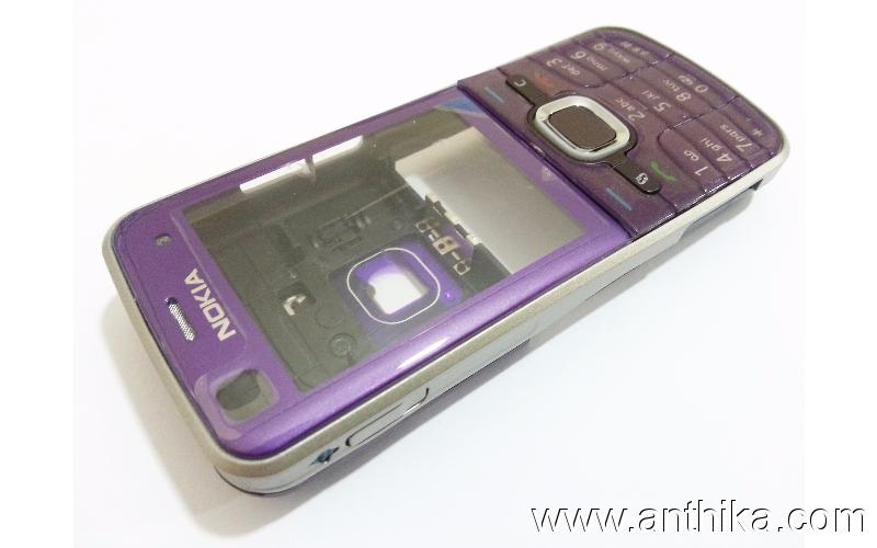 Nokia 6220 Classic Kasa Kapak Purple Housing-No 2