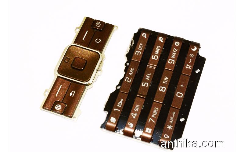 Sony Ericsson K770 K770i Tuş Orjinal Keypad Brown New