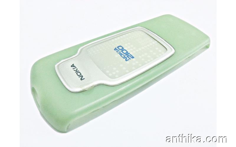Nokia 2100 Arka Kapak Tuş Orjinal Xpress On Cover-Green