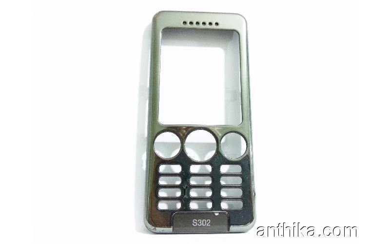 Sony Ericsson S302 Kapak Orjinal Front Cover Chrome