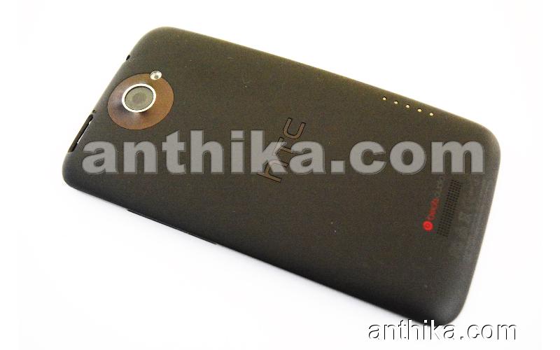 HTC One X Kapak Kasa Original Middle Cover and Battery Cover Black Used