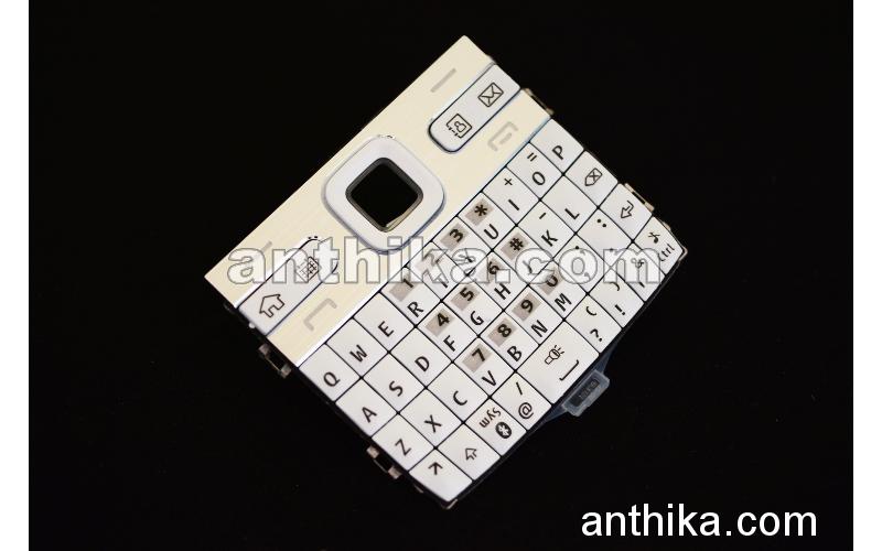 Nokia E72 Tuş Original Keypad White New