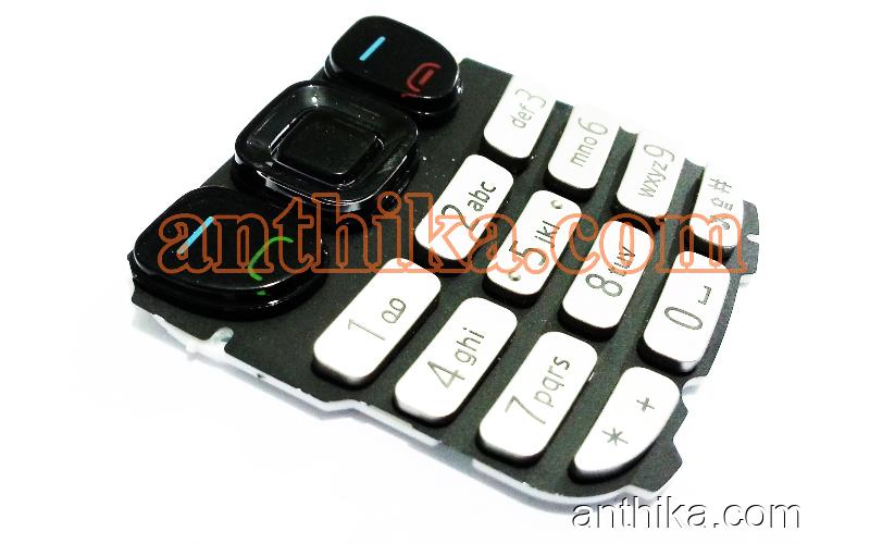 Nokia 6303 6303i Tuş Orjinal Keypad Silver New