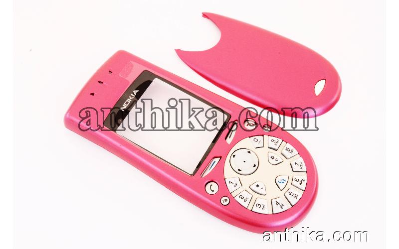 Nokia 3650 Kapak Tuş Orjinal Kalitesinde Xpress On Cover Pink New