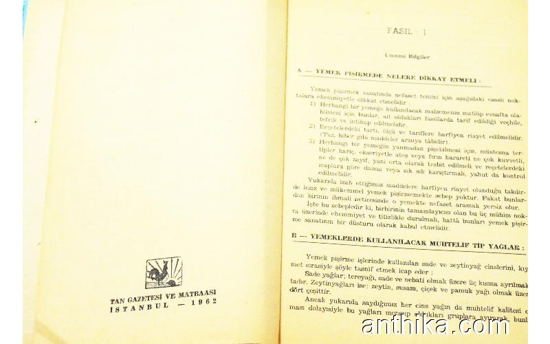 Alaturka Alafranga Yemek Öğretimi Kitabı 1962