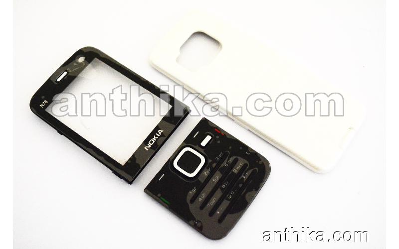 Nokia N78 Kapak Tuş High Quality Cover New