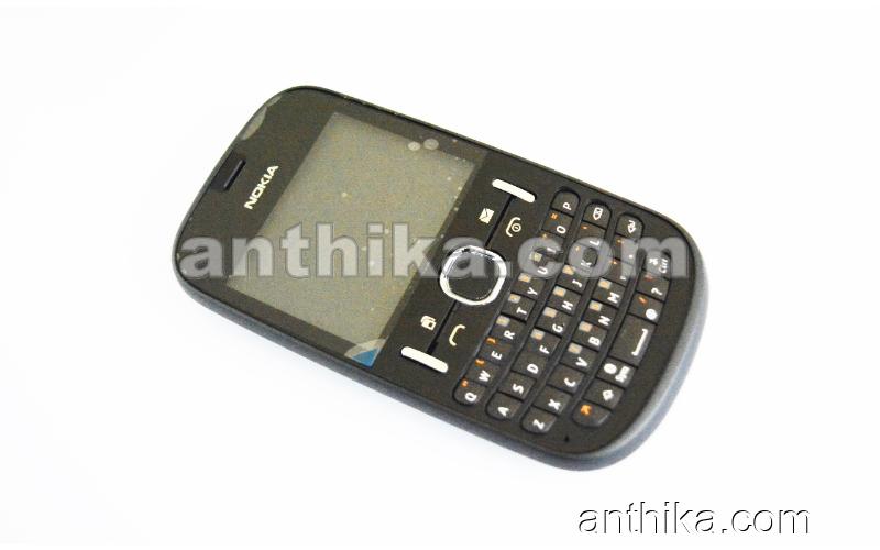 Nokia 200 201 Asha Kapak Kasa Tuş High Quality Full Housing Black New