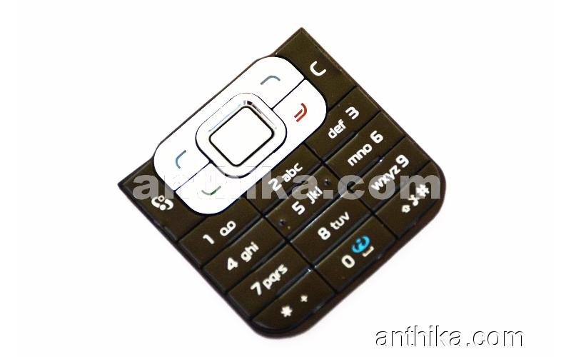 Nokia 6120 Classic Tuş Original Keypad Black New