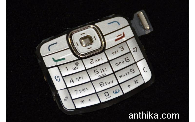 Nokia N70 Tuş Orjinal Kalitesinde Keypad Silver New