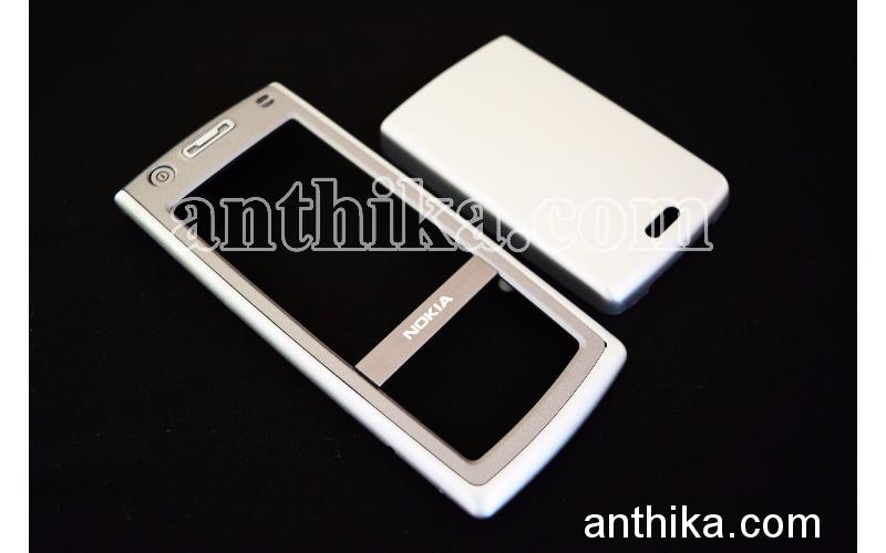 Nokia 6708 Orjinal Kapak Front Battery Cover Silver New