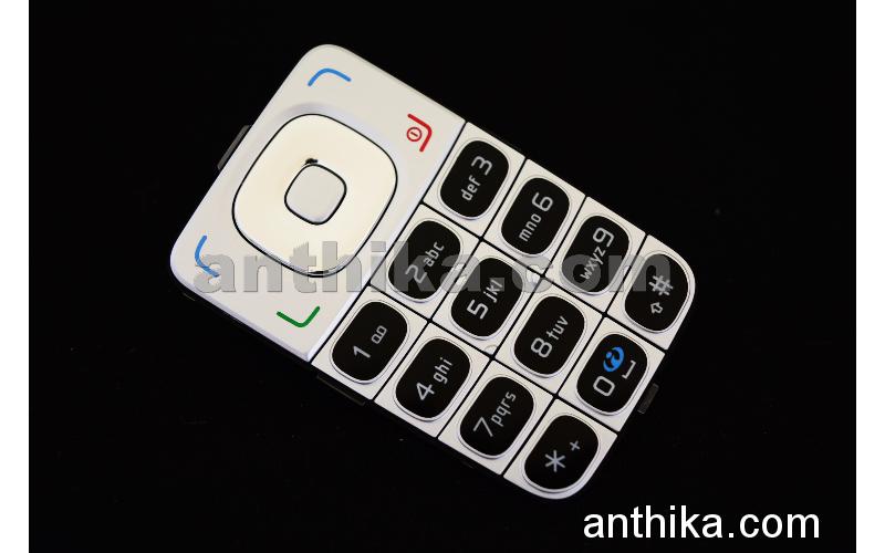 Nokia 6125 Tuş Original Keypad Silver New 9799325