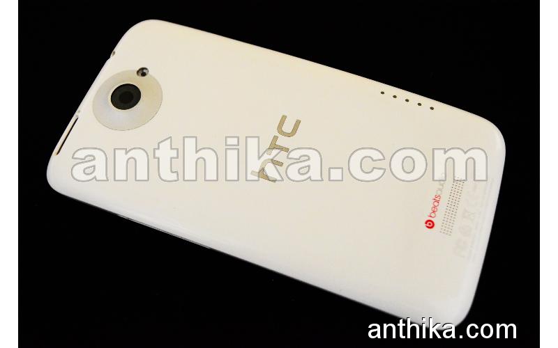 HTC One X Kapak Kasa Original Middle Cover and Battery Cover White Used