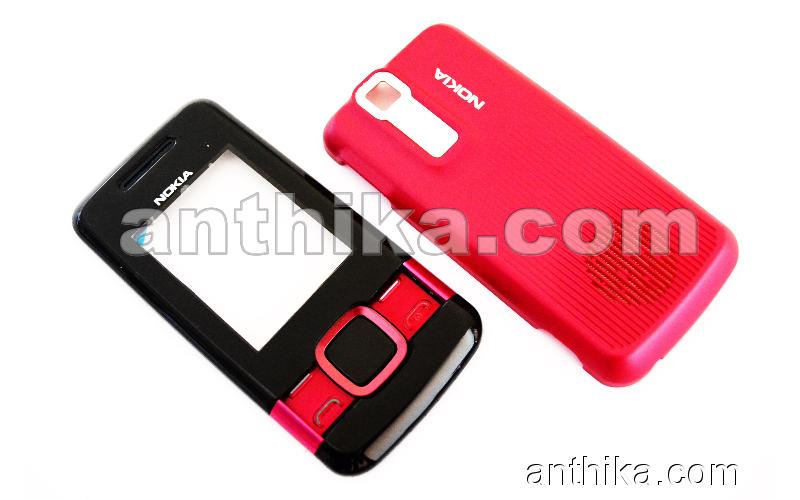 Nokia 7100 Supernova Kapak Tuş High Quality Xpress on Cover Black Pink