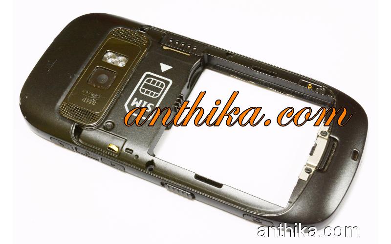 Nokia C7 Kasa Original Middle Cover Frame Black Used - 7