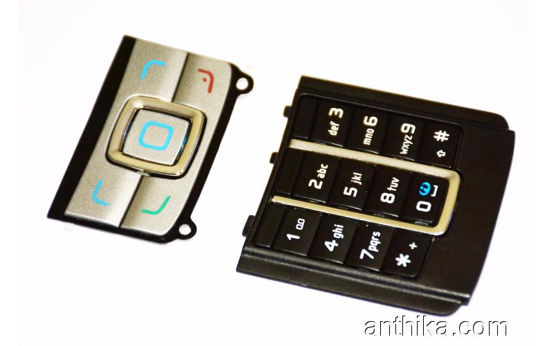 Nokia 6280 Tuş Orjinal Kalitesinde Keypad Silver New