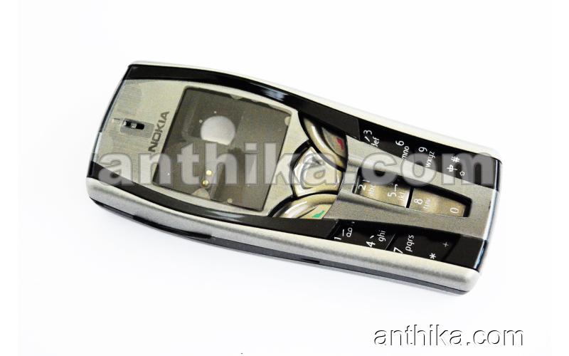 Nokia 7250 7250i Kapak Kasa Tuş Original Full Housing Gray New